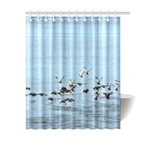 Flock Off Shower Curtain 60"x72"