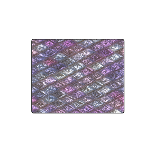 rhombus, diamond patterned lilac Blanket 40"x50"