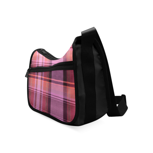 PINK PLAID Crossbody Bags (Model 1616)