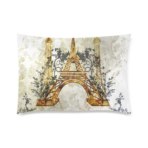 Eiffel tower Custom Zippered Pillow Case 20"x30"(Twin Sides)