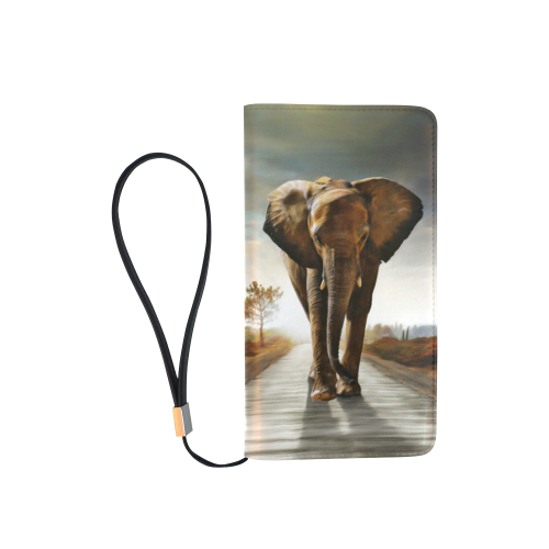 The Elephant Men's Clutch Purse （Model 1638）