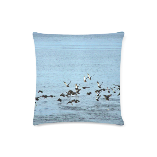 Flock Off Custom Zippered Pillow Case 16"x16" (one side)