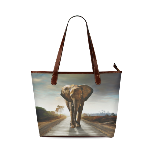 The Elephant Shoulder Tote Bag (Model 1646)