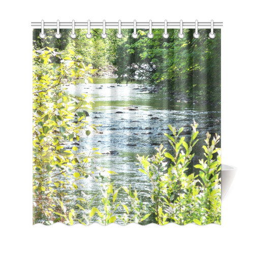 River Runs Through it Shower Curtain 69"x72"