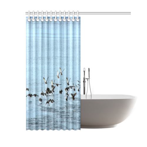 Flock Off Shower Curtain 60"x72"