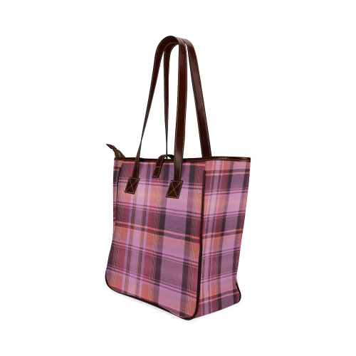 PINK PLAID Classic Tote Bag (Model 1644)