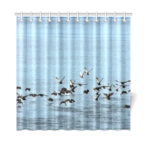 Flock Off Shower Curtain 72"x72"