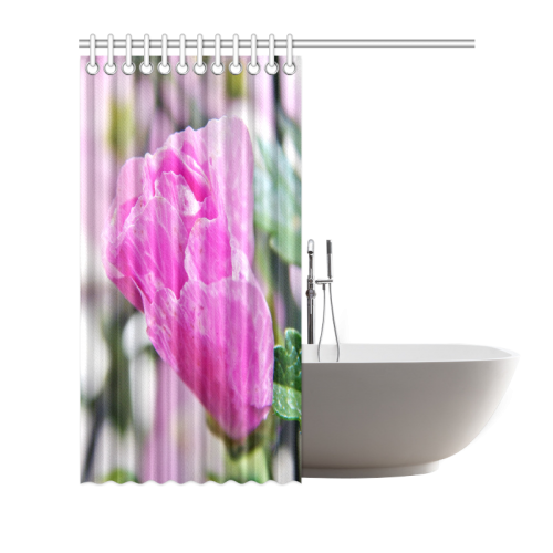 Musk Mallow Shower Curtain 72"x72"