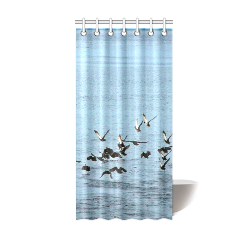 Flock Off Shower Curtain 36"x72"