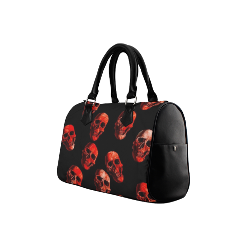 skulls red Boston Handbag (Model 1621)