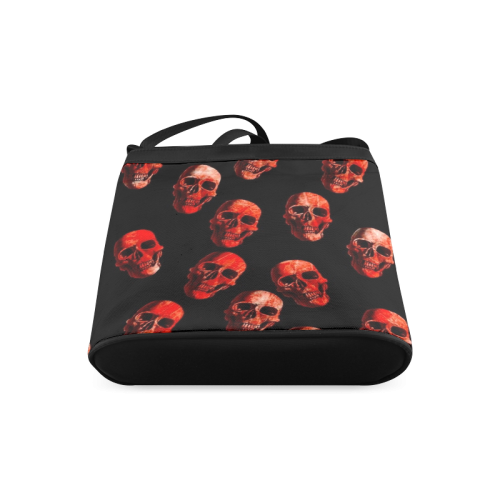 skulls red Crossbody Bags (Model 1613)