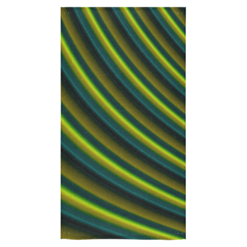 Lime Green  Gradient Stripes Bath Towel 30"x56"