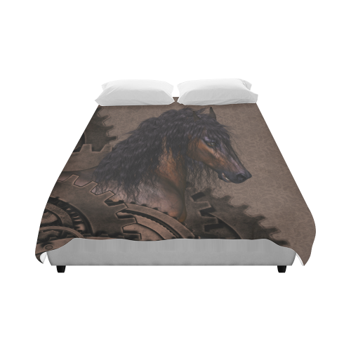 Steampunk Horse Duvet Cover 86"x70" ( All-over-print)