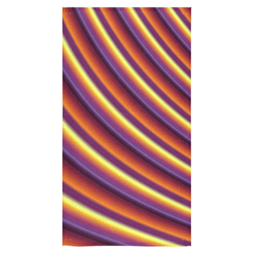 Colorful Gradient Stripes Bath Towel 30"x56"