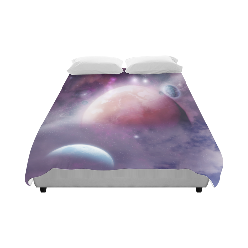 Pink Space Dream Duvet Cover 86"x70" ( All-over-print)