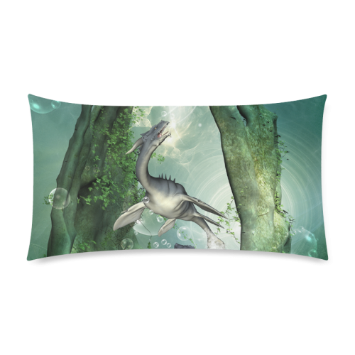 Awesome Seadragon Rectangle Pillow Case 20"x36"(Twin Sides)