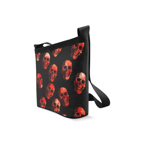 skulls red Crossbody Bags (Model 1613)