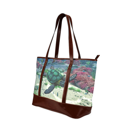 Sea Turtle Tote Handbag (Model 1642)