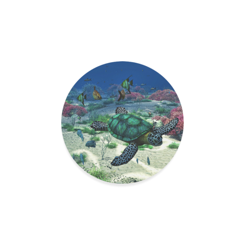 Sea Turtle Round Coaster