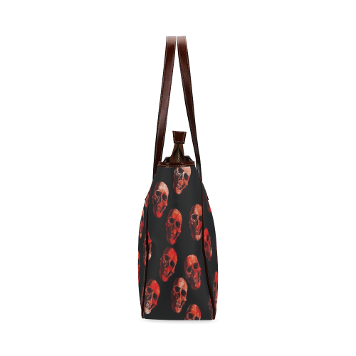 skulls red Classic Tote Bag (Model 1644)