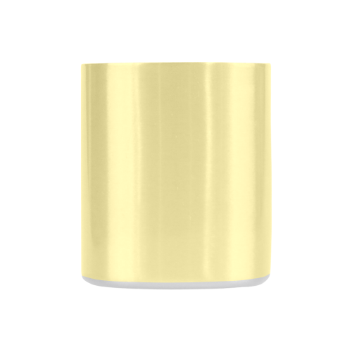 Custard Color Accent Classic Insulated Mug(10.3OZ)