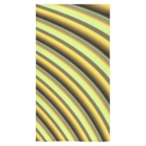 Banana Yellow Gradient Stripes Bath Towel 30"x56"