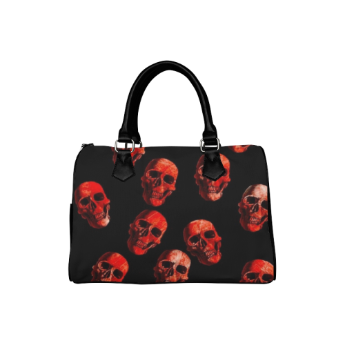 skulls red Boston Handbag (Model 1621)