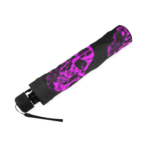 purple skulls Foldable Umbrella (Model U01)