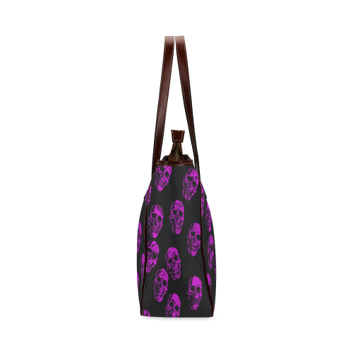 purple skulls Classic Tote Bag (Model 1644)