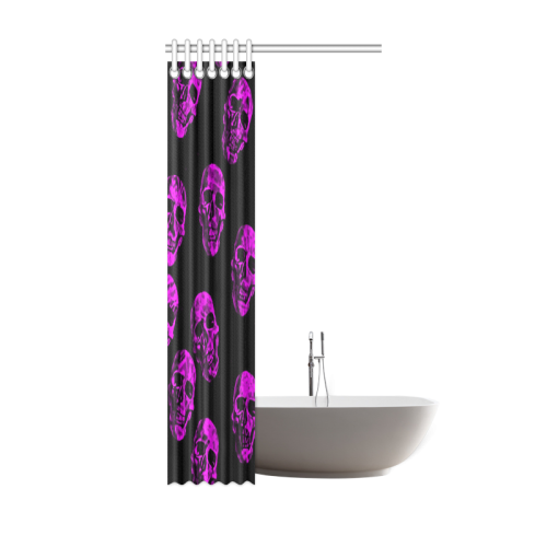 purple skulls Shower Curtain 36"x72"