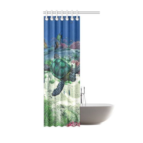 Sea Turtle Shower Curtain 36"x72"