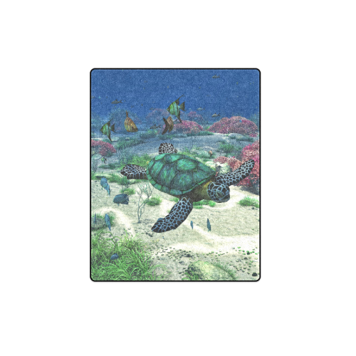 Sea Turtle Blanket 40"x50"