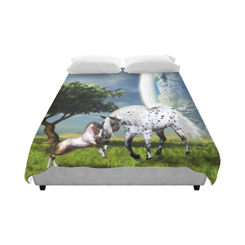 Horses Love Forever Duvet Cover 86"x70" ( All-over-print)