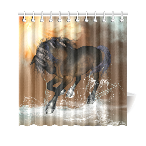 Awesome horse Shower Curtain 69"x70"