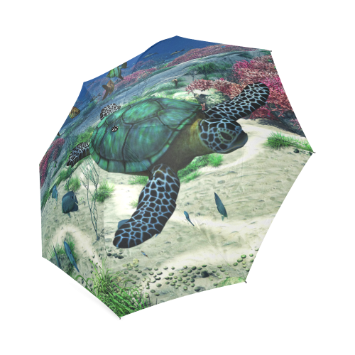 Sea Turtle Foldable Umbrella (Model U01)