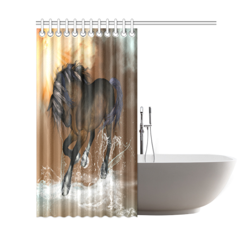 Awesome horse Shower Curtain 69"x70"