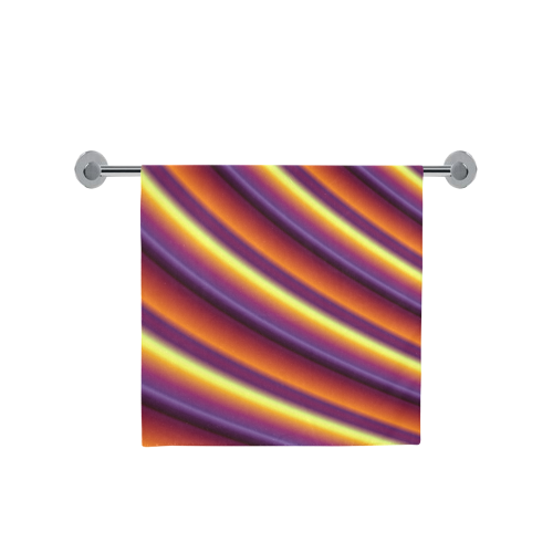 Colorful Gradient Stripes Bath Towel 30"x56"