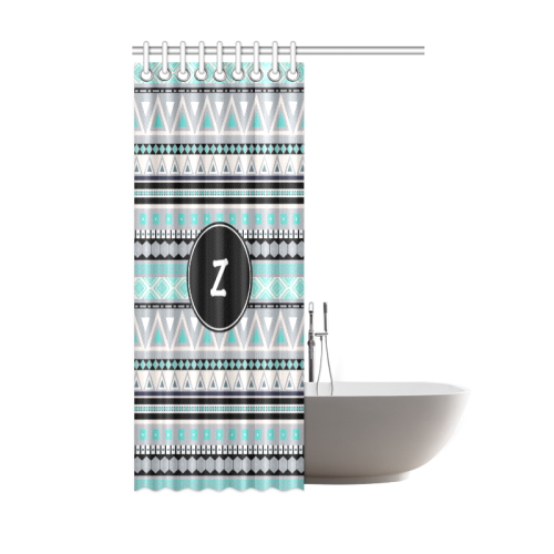 Borders Monogram Z Shower Curtain 48"x72"