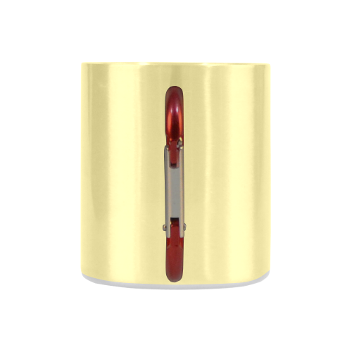 Custard Color Accent Classic Insulated Mug(10.3OZ)