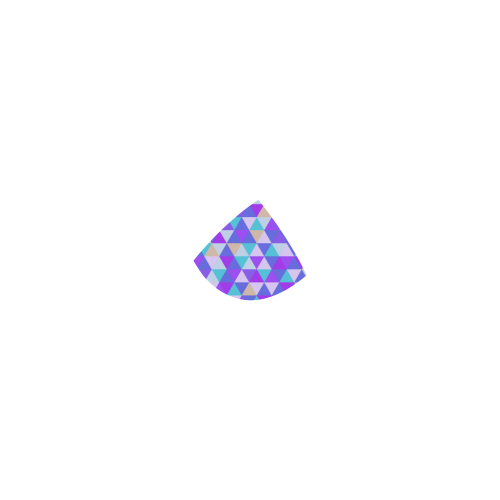 Purple Geometric Triangle Pattern Custom Bikini Swimsuit