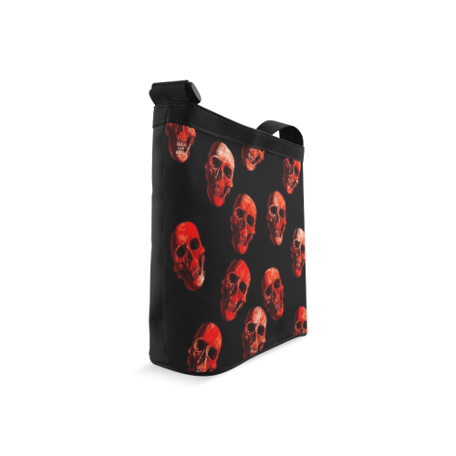 skulls red Crossbody Bags (Model 1613)