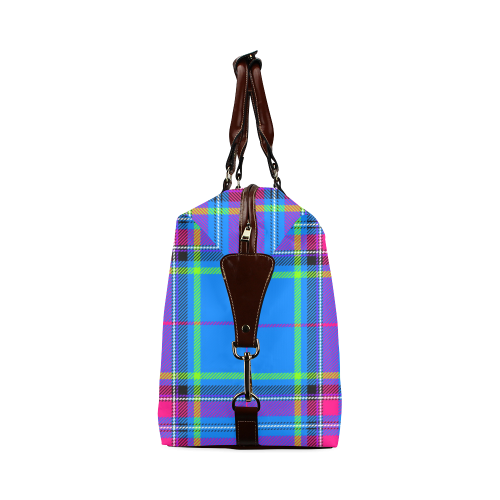 TARTAN-BLUE Classic Travel Bag (Model 1643)