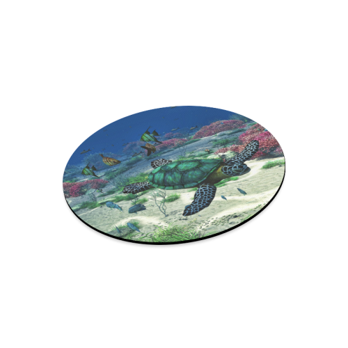 Sea Turtle Round Mousepad