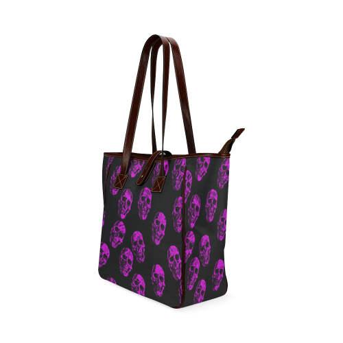 purple skulls Classic Tote Bag (Model 1644)