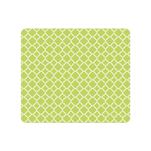 spring green white quatrefoil classic pattern Men's Clutch Purse （Model 1638）