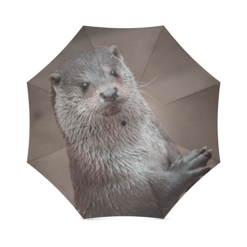sweet young otter Foldable Umbrella (Model U01)