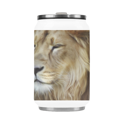 A magnificent painting Lion portrait Stainless Steel Vacuum Mug (10.3OZ)