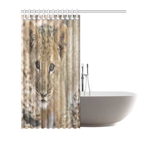 BABY lion Shower Curtain 72"x72"
