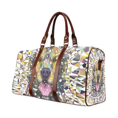 rainbow dog Waterproof Travel Bag/Large (Model 1639)