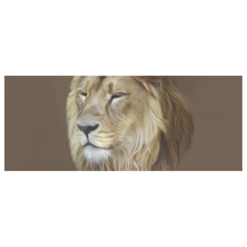 A magnificent painting Lion portrait Custom Morphing Mug